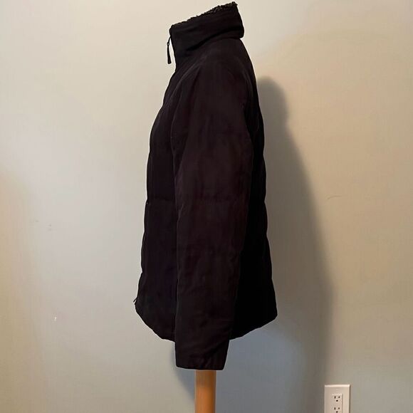 L.L. Bean Women's Black Long Sleeve Full Zip Down Winter Coat Size Small - Picture 4 of 8
